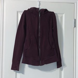 Lululemon purple zip up hoodie